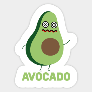 Avocado And Toast Matching Couple Sticker